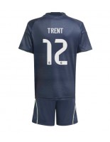Real Madrid Alexander-Arnold #12 Vieraspaita Lasten 2025-26 Lyhythihainen (+ shortsit)